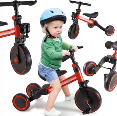 Fix Mini Fiets 3 in 1 - Loopfiets - Kinderfiets - Driewieler - Cadeau - Speelgoed