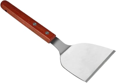 Pannenkoek Bakset - Crepe Spatel - Bakken en Keuken - Roestvrij Staal - 25x13 cm - Zilver