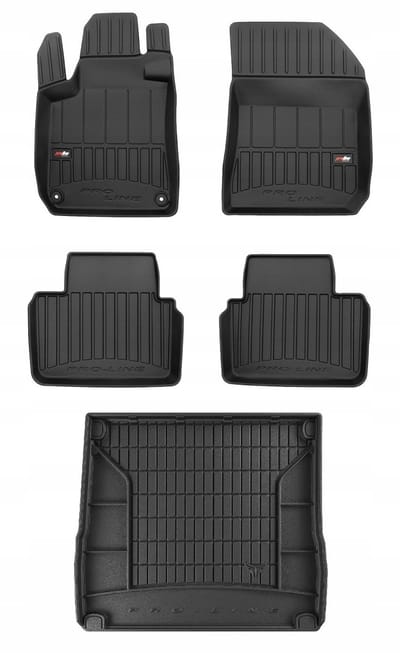 FROGUM ProLine Peugeot 308 II Kombi – Automatten & kofferbakmat – Perfecte pasvorm – Versterkte bescherming – Geurloos TPE