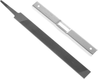 Kettingzaag Slijpset - Zaag Ketting Vijl - Kettingzaag Onderhoud - Inclusief Dieptemeter - 18.8 cm Vijl - Zilver
