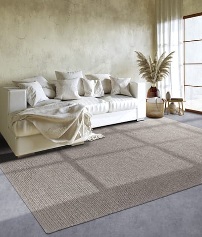 Flycarpets Villeroy & Boch - Wol Vloerkleed - Francois - Linen / Beige / Grijs - 80x150 cm