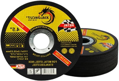 Metaalschijf voor haakse slijper, 115 x 1.2 x 22.2 mm, 26 stuks, extra dunne flexibele schijf voor metaal, roestvrij staal en ijzerbewerking