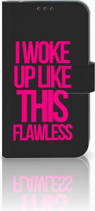 Samsung Galaxy Xcover 4 | Xcover 4s Hoesje met naam Woke Up - Origineel Cadeau Zelf Maken