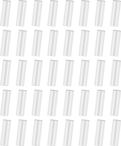 Dailygoods- Schoenvindige Accessoires 40 Stuks - Vervangende Schoenonderdelen - Transparant - Gemakkelijk te Installeren - 5 Mm x 2,5 Cm - Doe-Het-Zelf - Schoenveters