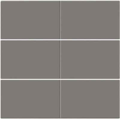 Niko 104-60050 Afwerkingsset voor 6-voudige potentiaalvrije drukknop 24 V, greige