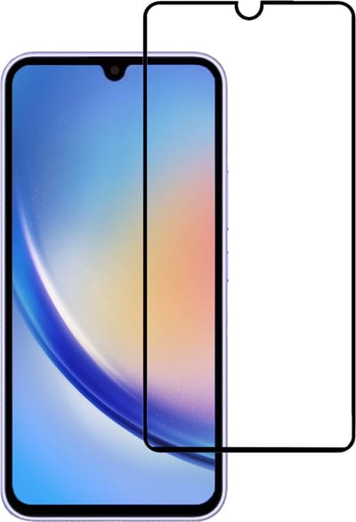 Screenprotector - Geschikt voor Samsung Galaxy A34 - Full Cover - Beschermglas - Gehard Glas - Tempered Glass - Screen Protector