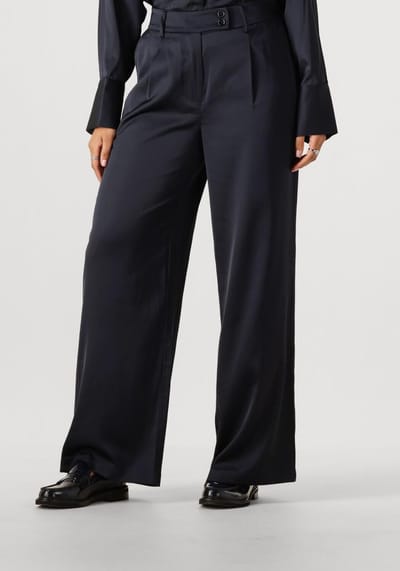 WITHBLACK Wbldagmar Sateen Pant Broeken Dames - Donkerblauw - Maat XS