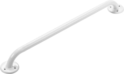 MultiMotion Wandbeugel wit metaal 60 cm. Handgreep / wandgreep voor badkamer / douche / toilet. Toiletbeugel / badgreep / douchegreep
