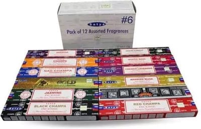 Satya Wierook Assortiment 4 – 12 Soorten (12 pakjes)