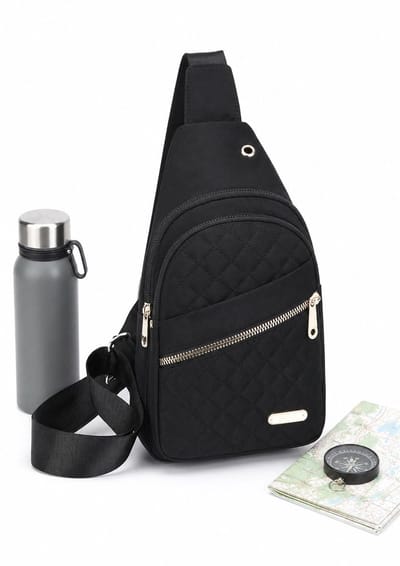 VHV - Sling Bag - crossbody borsttas voor dames - casual schoudertas - voor reizen, wandelen en dagelijks gebruik