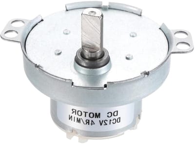 Langzame Motor - Transmissie Motor - Display Draaien - Stil en Duurzaam - 12V 4 RPM - Zilver