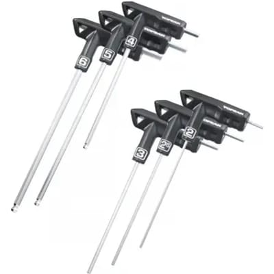 Inbussleutels Topeak T-Handle DuoHex Wrench Set 6 tools