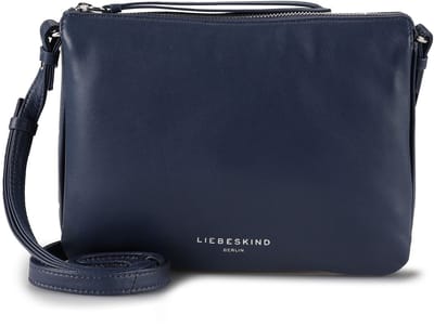 LIEBESKIND BERLIN Leren schoudertas Nina Crossbody Peacoat donkerblauw