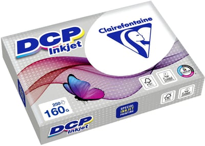 Clairefontaine DCP inkjet - Presentatiepapier - A4 - 160g - Wit - 250 vel