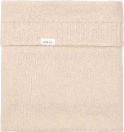 Koeka Wiegdeken Premium Knit Beja - Merino Wol/Cashmere - Warm White - 75x90 cm