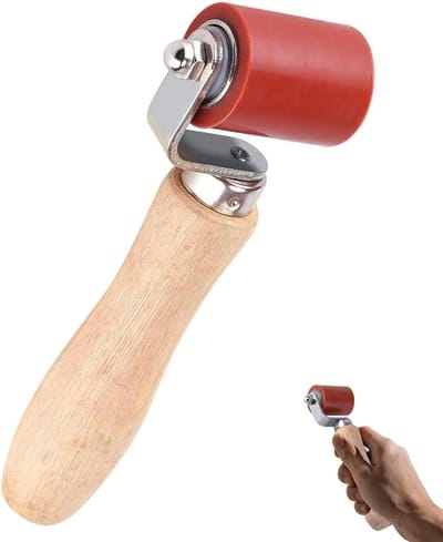 40mm Siliconen Drukroller voor Hoge Temperatuur, Perfect voor PVC Lijm, Wanddecoratie en Naaiwerk