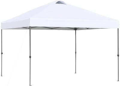 Inklapbare Pop-Up Partytent 3x3m - Tuinpaviljoen met Haringen en Scheerlijnen - Perfect voor Feesten en Kampeertochten