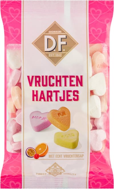 D.F. | Vruchtenhartjes | 12 x 200 gram