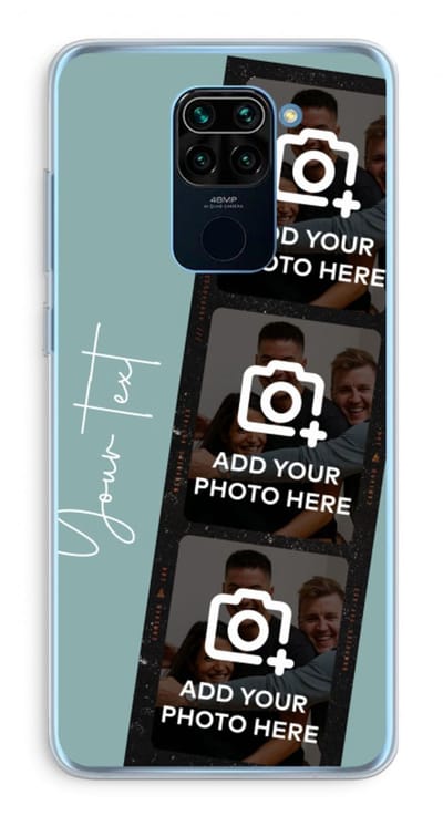Gepersonaliseerd - Case Company® - Hoesje geschikt voor Xiaomi Redmi Note 9 hoesje - Filmrol N°1 - Soft Cover Telefoonhoesje - Bescherming aan alle Kanten en Schermrand