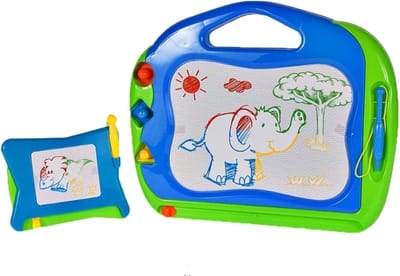 Ilso magnetisch tekenbord - 2 stuks - 3 stempels - pen