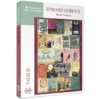 Edward Gorey's Book Covers 1000-Piece Jigsaw Puzzle - Edward Gorey