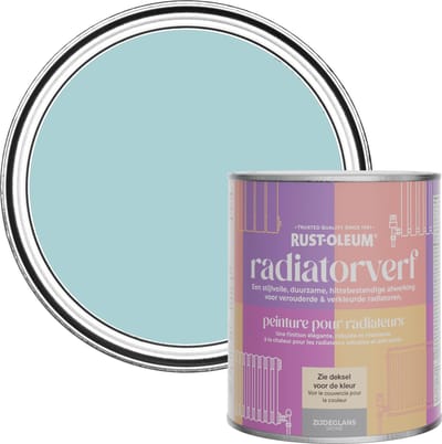 Rust-Oleum Blauw Radiatorverf Zijdeglans - Kleine Cycladen 750ml