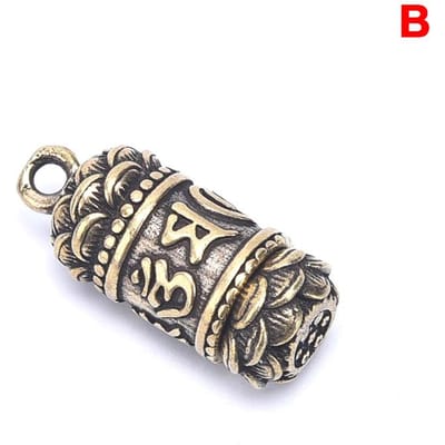 Messing Ambachtelijk gieten Windklok Tibetaanse Bronzen Klok Metalen Antieke Klok Feng Shui Metalen Windgong Fortuin Rinkelende Klok