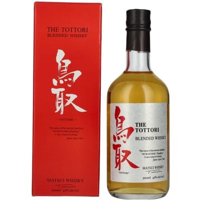 Matsui Whisky THE TOTTORI Blended Japanese Whisky 43% Vol. 0,5l in geschenkverpakking