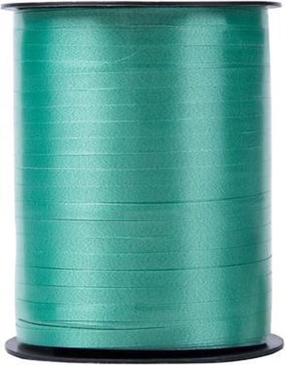 500 meter krullint 5mm blauw groen - ROL 500 meter krullint donker groen