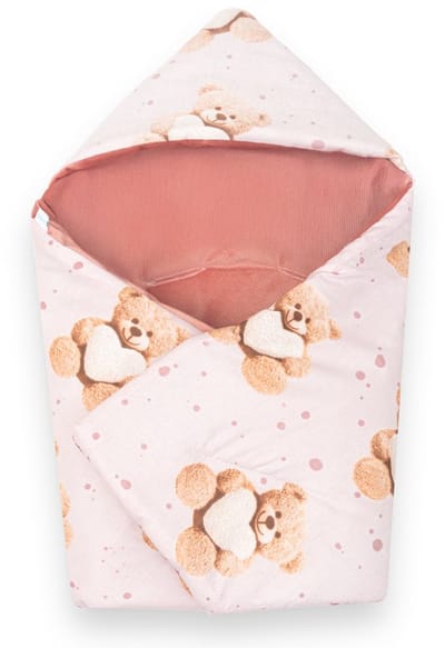 New Baby inbakerdeken autostoel 80x80 cm roze - Voetenzak