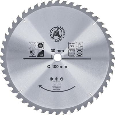 BGS HM cirkelzaagblad - Ø 400 x 30 x 3,4 mm - 48 tanden