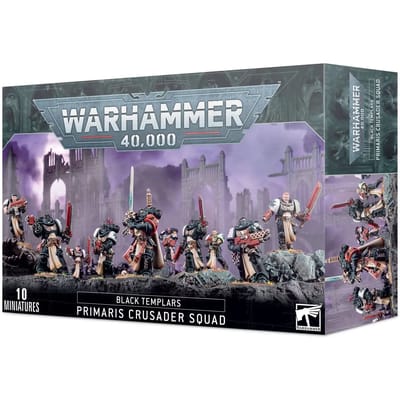 Beeldje Games Workshop Warhammer 40k - Black Templars Escouade de Croisés Primaris
