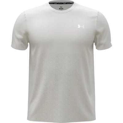 Under armour seamless stride t-shirt in de kleur wit.