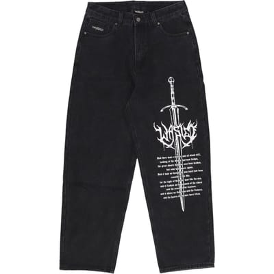Jeans Man Sword Casper Pant Faded Black
