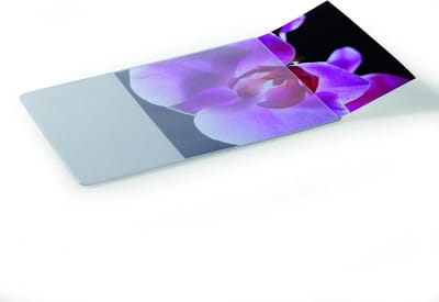 SnelShoppen - Antislip Muismat Plus met Foto-inzet - Grijs/Transparant - PVC-Folie - 300x200mm - Perfect voor Thuis en Kantoor
