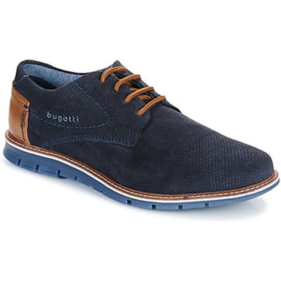Bugatti Simone Sneakers blauw Suede - Maat 41