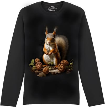 Eekhoorn Squirrel Food The Coloured House Longsleeve T-shirt XXL