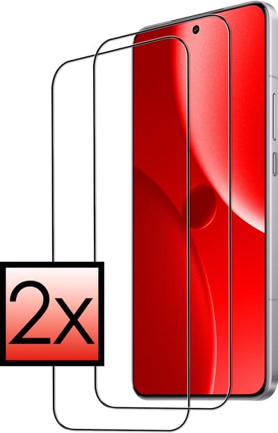 Screenprotector - 2 Stuks - Geschikt voor Xiaomi 15 Ultra - Full Cover - Beschermglas - Gehard Glas - Tempered Glass - Screen Protector