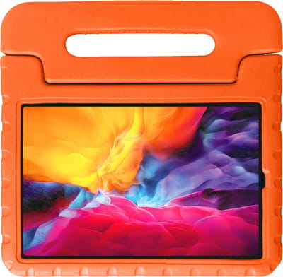 Hoesje - Geschikt voor Apple iPad Pro (2024/2025) - 11 inch - Kinderhoes Shockproof Bumper - Kidsproof Case - Tablet Hoes - Kinder Hoes Cover - Oranje