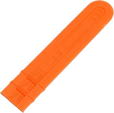 Kettingzaaghoes - Zaagblad beschermer - Veilig opbergen - Verstelbare lengte - Tot 50 cm - Oranje