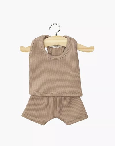 Minikane Gordi Poppenkleding Ondergoed Marcel Mokka 34 cm