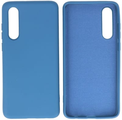 Hoesje Geschikt voor de Huawei P30 - Fashion Color Backcover Telefoonhoesje - Navy