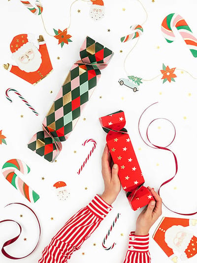 Gift tags Santa mix - 12 stuks