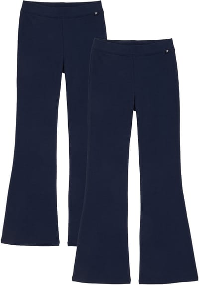 WE Fashion Meisjes flared legging, 2-pack
