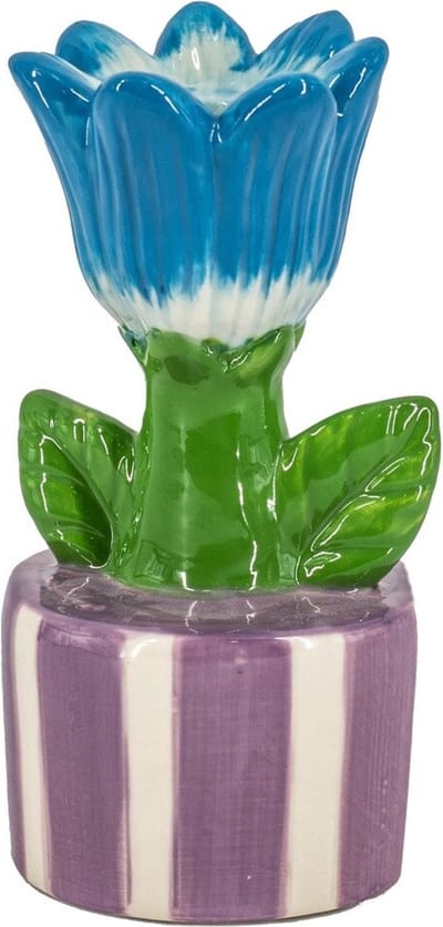 Kaarsenstandaard tulp stripes