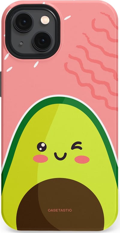 Casetastic Hoesje Geschikt voor Apple iPhone 13 Magsafe - Stijlvolle Beschermende Duo-layer Case - Avocado Vibes