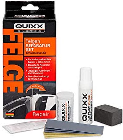 Quixx Wheel Repair Kit / Wielreparatieset - voor zilverkleurige velgen
