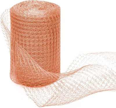 Koperrol - Slakkenbescherming - 12,7 cm x 12 m - Koperband Tegen Slakken - Dubbellaags Koperdraad - Tuinnet - Koperen Net - Stopper - Slakkenhek - Kopernet voor Slakkenafweer - Muizenafweer