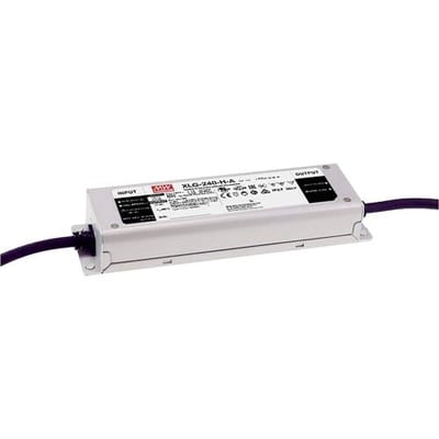 MEAN WELL XLG-240-H-AB LED-driver Constant vermogen 239.6 W 2200 - 6660 mA 27 - 56 V/DC 3-in-1 dimmer, Geschikt voor meubels, Outdoor, PFC-schakeling,