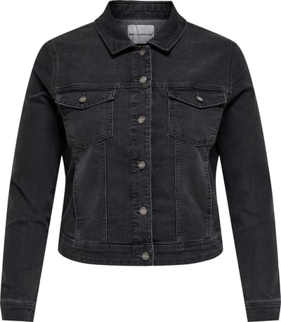 ONLY CARMAKOMA - CARWESPA LS DGD JACKET DNM - Dames - Gewatteerde jassen